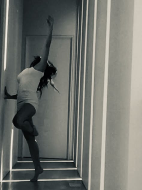 dancing  in a corridor Dancing In Room Aesthetic, Dancing In Your Room Aesthetic, Dancing In My Room Aesthetic, Dancing Alone In Your Room, Dancing In Room, Dancing Alone, Back To School Fits, Daily Rituals, Daily Ritual