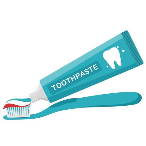 Toothpaste Clipart, Toothpaste Drawing, Brush Teeth Clipart, Toothbrush Illustration, Toothpaste Illustration, Dentist Cookies, Toothbrush Clipart, Toothbrush With Toothpaste, Teeth Clipart