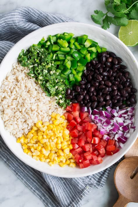 Fiesta Rice Recipe, Rice Enchiladas, Fiesta Rice, Black Bean And Rice, Easy Veggies, Caviar Dip, Bean And Rice, Healthy Rice Recipes, Rice Black Beans