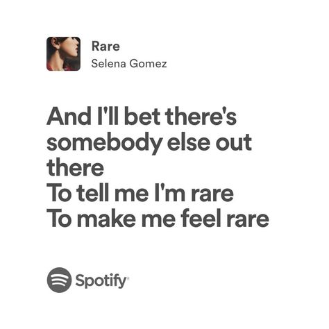 rare | selena gomez | spotify lyrics Selena Gomez Spotify, Selena Gomez Songs Lyrics, Selena Gomez Lyrics, Selena Gomez Wallpaper, Lyrics Spotify, Spotify Lyrics, Coffee Bean, Selena Gomez, Song Lyrics