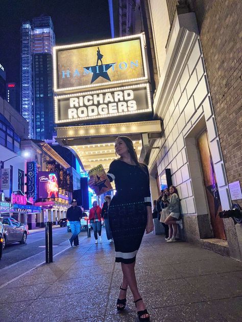 Broadway aesthetic, playbill, new york city photo ideas, hamilton musical Broadway Instagram Pictures, Hamilton Broadway Outfit, Broadway Pictures Ideas, New York Broadway Outfit, Hamilton Playbill, City Photo Ideas, Broadway Aesthetic, New York Photo Ideas, Broadway Outfit