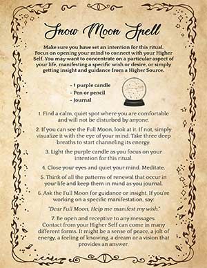 February’s Full Moon is known as the Snow Moon because of the snowy weather in Northern latitudes. As flakes fall from the sky, they float gently down to earth covering it in a soft, white blanket. ❄️ The month of February is a time for cleansing, purification (which began on Imbolc) and the light of a Full Moon allows us to explore and find deeper meanings. Here’s an easy spell for a Snow Moon ritual. Snow Moon Ritual | Snow Moon Spell #SnowMoonRitual #SnowMoonSpell #SnowMoonSpiritual Blood Moon Rituals, Full Moon Spells, Wiccan Wedding, Snow Moon, Spells For Beginners, Moon Spells, Magic Water, Witch Bottles, Green Witchcraft