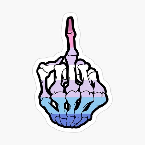 Middle Finger Wallpaper, Skeleton Middle Finger, Itachi Uchiha Art, Hand Drawing Reference, Cute Black Wallpaper, Pride Stickers, Lgbt Love, Lgbt Art, Gender Identity