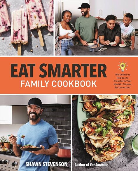 Eat Smarter Family Cookbook: 100 Delicious Recipes to Transform Your Health, Happiness, and Connection: Stevenson, Shawn: 9780316456463: Amazon.com: Books Shawn Stevenson, Doing It Alone, Slow Cooker Chili Beef, Avocado Fries, Sweet Potato Protein, Sample Meal Plan, Health Podcast, Integrative Health, Family Cookbook