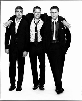 love them. Ocean's Eleven, Oceans Eleven, Danny Ocean, Oceans 11, Wall Pics, Men In Suits, Matt Damon, Single Girl, George Clooney