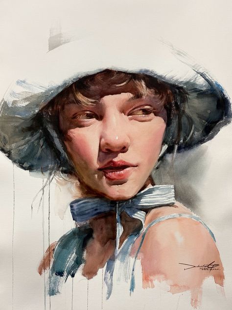 Mosaic Faces, Vladimir Volegov, Drawing Heart, Watercolor Face, Watercolor Portrait Painting, Photographie Portrait Inspiration, 수채화 그림, Watercolor Art Lessons, Colorful Portrait