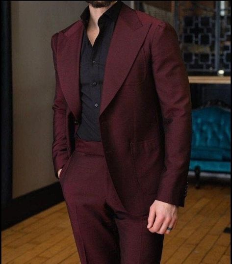 [SponsoredPost] 87 Red Wedding Suits Men Tricks You Have To See Immediately #redweddingsuitsmen Dark Red Suits For Men, Wine Red Suit Men Prom, Dark Red Suit Men Aesthetic, Dark Red Mens Suit, Red Suit Men Prom, Banquet Suits For Men, Men In Burgundy Suit, Prom Dress For Men, Men's Suit For Wedding