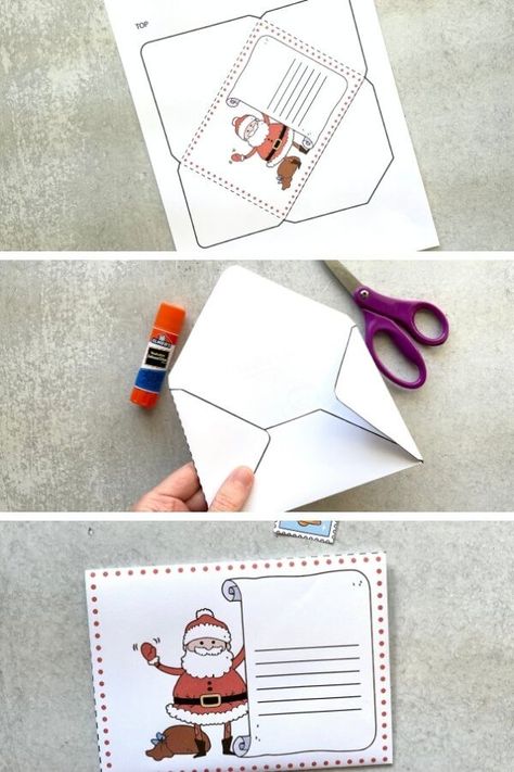 Grab 3 different free printable Santa letter templates to use for your child's annual letter to Santa Claus! Just print the Dear Santa letter template that you want and have your kids fill in the blanks! You can even print out matching envelopes and pretend stamps too! Such a fun Christmas tradition for kids to do!