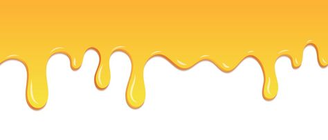 Seamless pattern of melted honey dripping. Dessert background with melted honey. Banner seamless pattern. Vector illustration Honey Dripping Drawing, Melting Background, Dripping Illustration, Drip Illustration, Honey Poster, Dessert Background, Honey Images, Honey Dripping, Typographic Posters