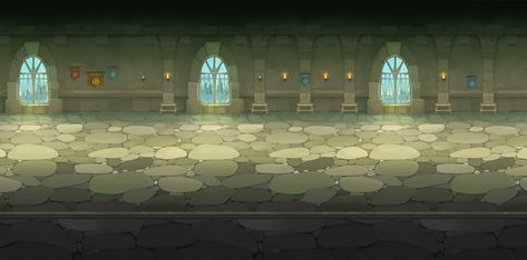 ArtStation - Side-Scrolling_Guild, H J W Movie Place, Scrolls Game, Game Background Art, Paint Games, Castle Wall, Game Illustration, Scene Art, Game Background, Anime Backgrounds Wallpapers