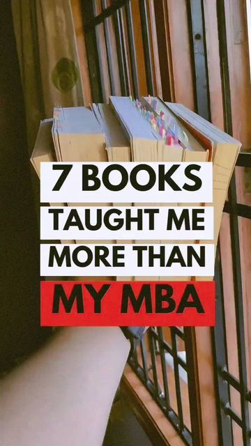 ReviewZade on Instagram: "7 Books that taught me more than MBA!🔥✌️📚 . . Tell Me Your Favorite Book? 📖 & Which book should I have to add to this list? . . Like ❤️ if you gain some value out of it 📈 . . 💾 SAVE this reel for later use! . . Let me know your thoughts in the comments⬇️ . . Like, Share and Save! . . Video CREDITS: @readnrise_ - Thankyou so much for making such an amazing & helpful content. . . Follow @reviewzade for more book recommendations . . DM your best books or reels, Let's Mba Books, Morgan Housel, Entrepreneur Books, Advice For Life, The Book Club, Audible Books, Save Video, Video Credits, Self Help Book