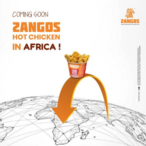 The flavours of Zangos are spreading to places far and wide😍 This is the time to get excited, for Zangos Hot Chicken is opening its newest branches in South Africa🤩 Our juicy Fried Chicken treats will soon be cooked for you to feast on!🥳❤️ #Zangoshotchicken #comingsoon #openingshortly #Africa #zangos #chickenlovers #staytuned #bestintown #chickenespetada #burger #grilledchicken #SuperCrispyFriedChicken #Thrissurmojoshake New Branch Opening Poster, Fried Chicken Poster, Juicy Fried Chicken, Chicken Poster, Chicken Treats, Crispy Fried Chicken, Hot Chicken, Chicken Lovers, Get Excited