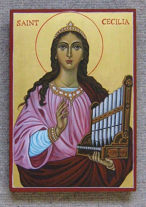 Saints | sacredicons St Cecelia, St Anastasia, Saint Costume, Orthodox Art, Saint Cecilia, St Cecilia, Icon Painting, Santa Cecilia, Religious Artwork