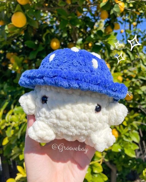 GrooveBay Arts & Crafts✨ on Instagram: "Little mushroom man 😍🍄" Mushroom Man Crochet Pattern, Mushroom Boy Crochet Pattern Free, Crochet Mushroom Man, Mushroom Man Crochet, Crochet Mushrooms, Amigurumi Mushroom, Mushroom Man, Boy Crochet Patterns, Crochet Dreams