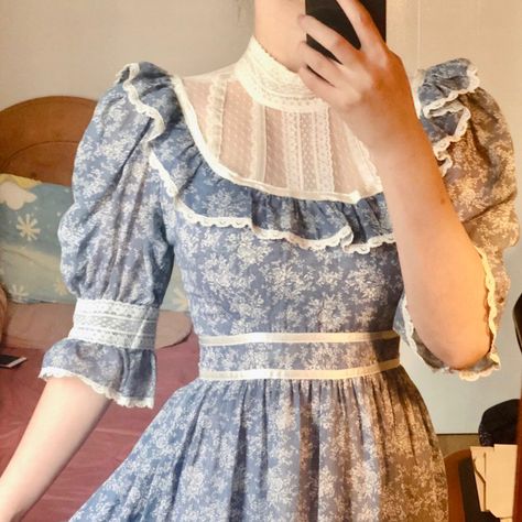 Vintage Clothes Inspiration, Gaun Abad Pertengahan, Detail Couture, Old Fashion Dresses, Cottagecore Fashion, Gunne Sax, Anne With An E, Vestidos Vintage, Best Dresses