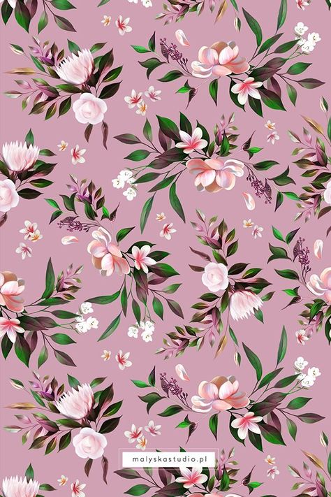 Floral Repeat Pattern, Floral Design Wallpaper, Romantic Pattern, Wallpaper Design Pattern, Flower Print Pattern, Floral Pattern Wallpaper, Repeat Design, Roses Peonies, Vintage Floral Wallpapers