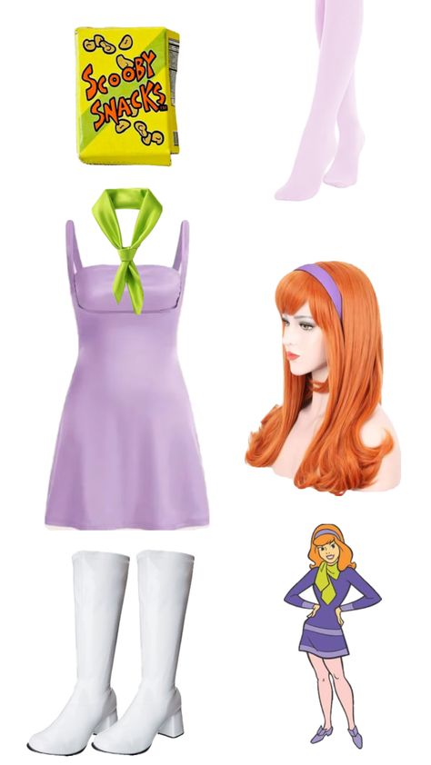 #daphne #scoobydoo #costume #cosplay #outfit #rave #coachella Daphne Outfit Aesthetic, Daphne Outfit, Daphne Scooby Doo, Scooby Doo Costumes, Daphne Scooby Doo Costume, Daphne Costume, Outfit Rave, 2000 Fashion, Fantasias Halloween