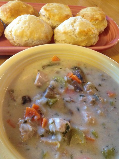 Pheasant Stew, Pheasant Recipes, Wild Game Recipes, Wild Rice Soup, Crock Pot Soup, Rice Soup, Bowl Of Soup, Wild Rice, Game Food