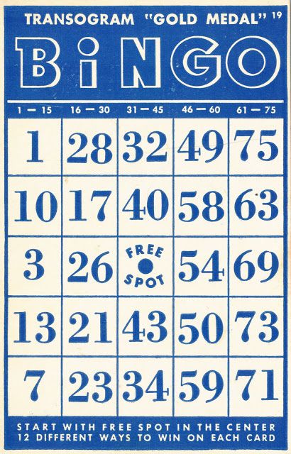 Collage Candy: Vintage Bingo cards and 10-cent tickets Bingo Poster, Vintage Bingo Cards, Bingo Cards To Print, French Labels, Free Printable Bingo Cards, Free Bingo Cards, Bingo Party, Bingo Template, Label Printable