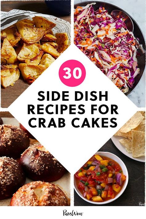 Wondering What to Serve with Crab Cakes? Here Are 30 Ideas Types Of Legumes, Crab Cake Sides, Crab Burger, Crab Salad Recipe, Grilled Watermelon, Cooking Fish, Cooking Dried Beans, Easy Seafood, Easy Seafood Recipes