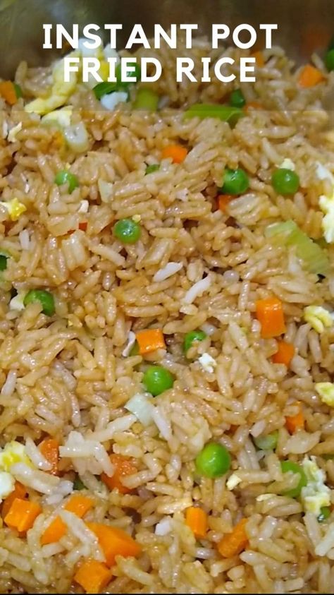 Instant Pot Fried Rice Idea Pin | Instant pot chinese recipes, Instant pot dinner recipes, Instant pot recipes Instant Pot Chinese Recipes, Instant Pot Fried Rice, Instant Pot Chinese, Rice Instant Pot, Instant Pot Dinner, Fried Rice Recipe Easy, Chinese Foods, Recipes Instant Pot, Rice Food