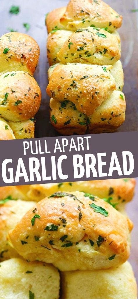 Baked Bread Recipes, Best Garlic Bread Recipe, Best Homemade Bread, Homemade Garlic Bread Recipe, Pull Apart Garlic Bread, Homemade Baked Bread, Homemade Garlic Bread, Garlic Bread Recipe, Baked Bread