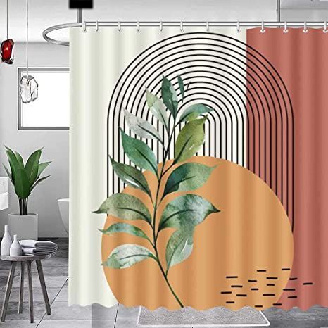 ni 27x27 roceD niatruC moorhtaB cirbaF detcartnoC roceD sevaeL neerG nuS trA nredoM niatruC rewohS tcartsbA tsilaminiM niatruC rewohS aimehoB yrutneC diM DNOFOHE M Green Leaf Decor, Shower Curtain Modern, Retro Shower Curtain, Modern Luxury Bathroom, Curtain Modern, Boho Leaves, Abstract Shower Curtain, Curtains Home, Modern Shower Curtains