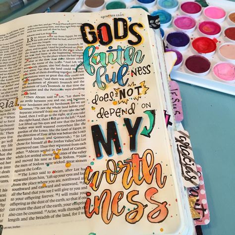 Genesis 13 Genesis Bible Journaling, Bible Devotional Journal, Journaling 101, Bible Journal Notebooks, Faith Journaling, Bible Journaling Ideas Drawings, Bible Journal Notes, Bible Verse Coloring, Bible Illustrations