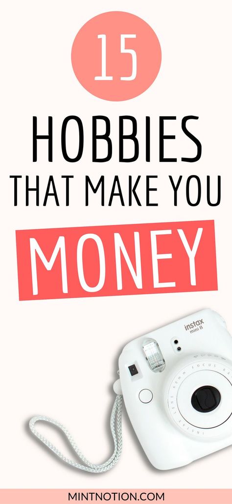 Check out these fun hobbies that actually make you money. Earn extra cash by doing what you love. Work from home ideas. #makeextramoney Making Money At Home, Work From Home Ideas, Hobbies For Couples, Love Work, Hobbies For Men, Colorful Outfits, Hobbies That Make Money, Earn Extra Cash, Making Extra Cash