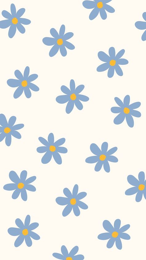 Blue Apple Watch Wallpaper, Simple Pattern Wallpaper, Simple Floral Background, Simple Flower Wallpaper, Simple Phone Wallpaper, Blue Floral Background, Phone Wallpaper Boho, Haruhi Suzumiya, Cute Summer Wallpapers