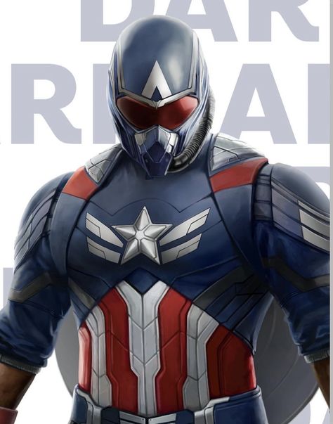 Nomad Captain America, Futuristic Captain America, Captain America Suit Concept Art, Sam Wilson Captain America, Captain America Helmet, Captain Marvel Helmet, Captain America Falcon, Captain America Sam Wilson, Mr Ben