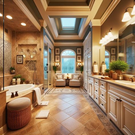 Pampering vibes! 💆‍♀️✨ Made with AI #ai #bathroomdesign #luxurybathroom #housedesign #masterbathroom #aiinterior #aiart #aiartcommunity Old Money Bathroom, Mansion Bathroom, Old Money House, Bathroom Vanities, Luxury Bathroom, Old Money, Bathroom Design, Bathroom Vanity, Dream House