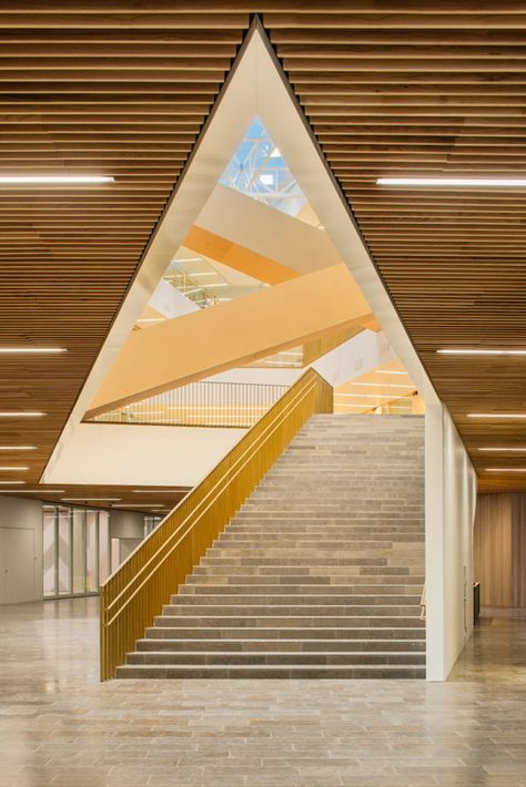 Aalto University, Steel Stairs, University School, Modern Masters, Library Design, Alvar Aalto, University Campus, Learning Spaces, Business Design