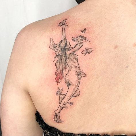 Nymph Tattoo, Eve Tattoo, Tattoo Inspo, Tatting, Tattoo Ideas, Flash, Tattoos, On Instagram, Quick Saves