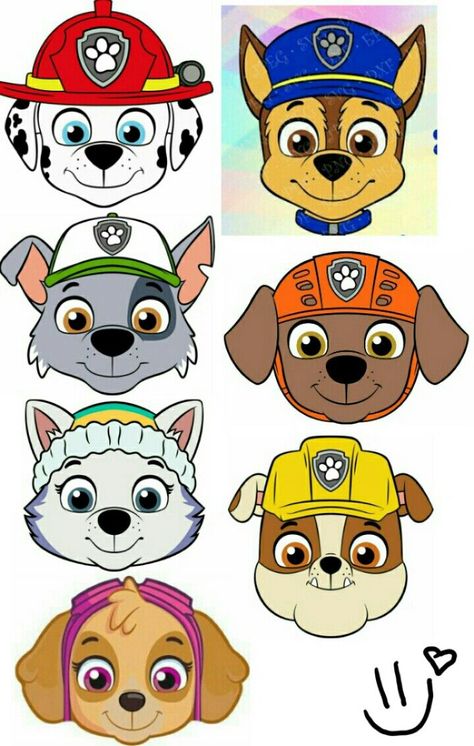 Paw Patrol Personajes, Paw Patrol Navidad, Paw Patrol Birthday Decorations, Paw Patrol Stickers, Hanging Paper Craft, Wall Hanging Paper Craft, Paw Patrol Cookies, Craft For Home Decoration, Paw Patrol Cupcakes