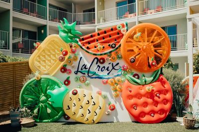 Fruit Installation, Selfie Walls, Creative Booths, Production Planning, Expo West, Create Cultivate, Fruits Photos, Photo Zone, Interactive Walls