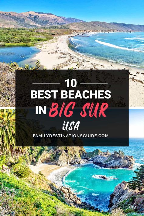 10 Best Beaches in Big Sur, CA — The Top Beach Spots! Pics Of Money, Big Sur Beach, Spiritual Places, Traveling Ideas, Family Vacay, Big Sur California, Monterey Bay, Best Beaches, Travel Stuff