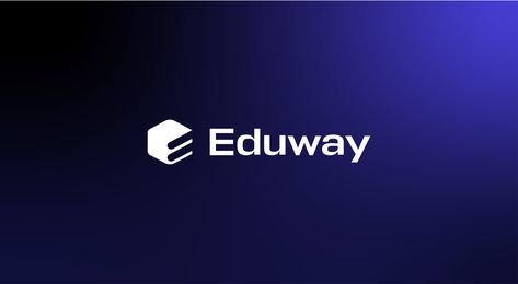 Eduway Logo Brand Identity :: Behance Logo Brand Identity, Information Architecture, Fashion Graphic Design, Branding Logo Design, Prop Design, Environmental Graphics, Logo Branding Identity, Advertising Photography, Photography Branding