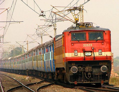 My favorite loco WAP4 #22522 with my favorite train, Kerala Express! Train Images Indian, Indian Train Photography, Picture Of Train, Indian Railway Train, Indian Train, Train Images, Hd Cover Photos, Train Wallpaper, Barber Man