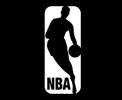 Nba Logo Black And White, Basketball Vector, Basketball Dribble, Jordan Pictures, Michael Jordan Pictures, Logo Black And White, Free Vector Illustration, Logo Symbol, Nba Logo