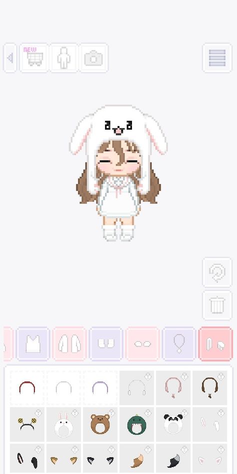 Minecraft Skins Kawaii, Kawaii App, Kawaii Games, Pixel Characters, Kawaii Toys, Pix Art, Cute Desktop Wallpaper, Cute Asian Guys, Pixel Art Pattern