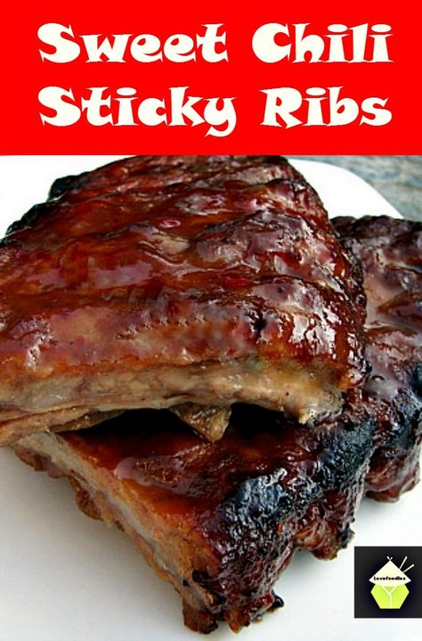 Sticky Ribs, Bbq Recipes Ribs, Chicken Roast, Barbeque Recipes, Carne Guisada, Baked Ribs, Barbecue Ribs, Amish Recipes, Bbq Ribs