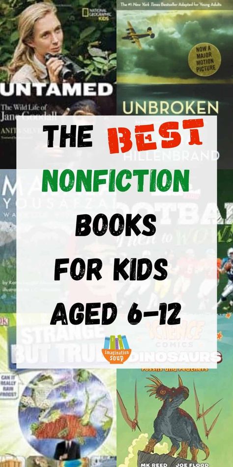 Fiction Stories For Kids, Books For Second Graders, Best Nonfiction Books, 4th Grade Books, Best Non Fiction Books, Fiction Books For Kids, 3rd Grade Books, Nonfiction Books For Kids, Historical Nonfiction