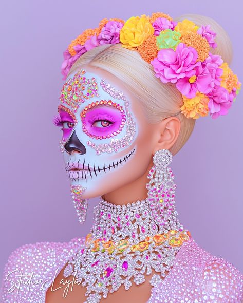 Ode to la Catrina - In honor of upcoming Día de los Muertos 🌸💀 A collab by @pumpkinhenhouse ~ Images 1 + 6 + 11 @studioslayla ~ Images 2 + 7 + 12 @salomeillustrates ~ Images 3 + 8 + 13 @creative_by_sabina ~ Images 4 + 9 + 14 @sprinkleofai Images ~ 5 + 10 + 15 Mexican Hairless Dog, Hairless Dog, Masquerade Ball, Dia De Muertos, Sugar Skull, Amazing Art, Eye Makeup, Fashion Dresses, Art Inspiration