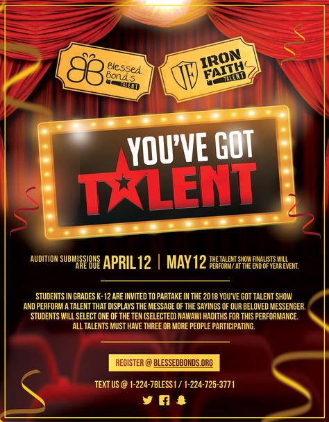 Entry #31 by helloardi for Design a Flyer - Talent Show | Freelancer Talent Competition Poster, Got Talent Poster Design, Talent Show Themes School, Now Showing Poster, Talent Hunt Poster Design, Talent Show Themes, Talent Show Poster Ideas, Poster Contest Ideas, Got Talent Poster