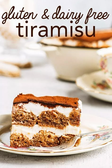 Desserts Without Milk, Dairy Free Tiramisu, Tiramisu Easy, Healthy Tiramisu, The Loopy Whisk, Loopy Whisk, Gluten Free Tiramisu, Gluten Free Gnocchi, Gluten Free Dairy Free Dessert