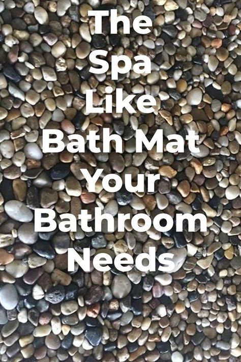 Bring the spa to your bathroom with the perfect DIY pebbled bath mat. Transform the lok of your bathroom with this diy idea. #diy #inspo #spalike #bathroom #bathmat #diybathmat #stones 4x8 Bathroom, Bath Mat Ideas, Diy Bath Mat, Bathroom Bathmat, Bathroom Mat Ideas, Zebra Bathroom, Quotes Bathroom, Pebble Bath Mat, Mat Ideas