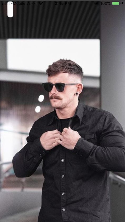 Men’s Hairstyles With Mustache, Short Moustache Style, Short Hair With Mustache, Haircuts With Mustache, Mens Moustache Style, Haircut With Mustache, Long Hair On Guys, Haircut Men 2023, Long Hair For Boys