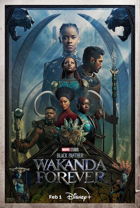 Black Panther Forever, Queen Ramonda, Mcu Posters, Film Black Panther, Everett Ross, Forever Movie, Dora Milaje, Marvel Movie Posters, Cat Movie