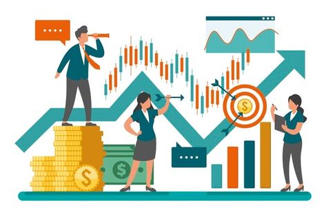 Stock market analysis concept | Free Vector #Freepik #freevector #business #money #chart #market Investment In India, Economic Analysis, Startup Business Plan, Study Better, Brand Advertising, Value Investing, Family Budget, Market Analysis, Marketing Data